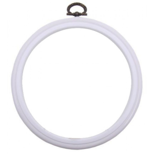 DMC PLASTIKINIS RĖMELIS – LANKELIS BALTAS 17,5 cm